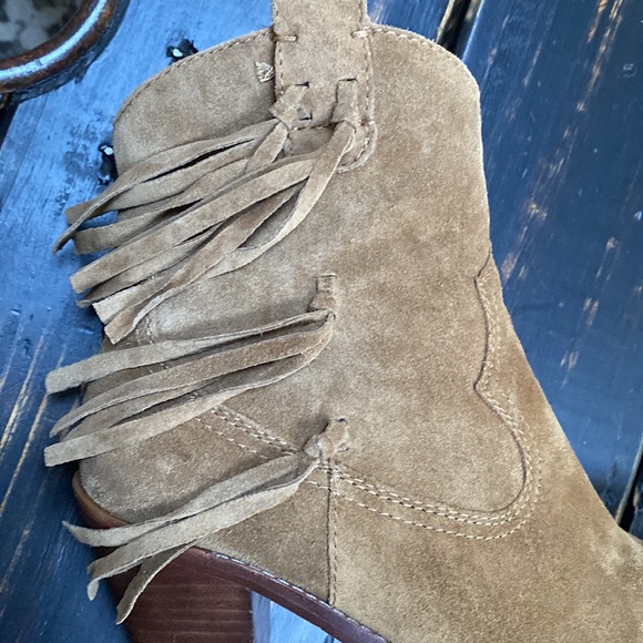 ASH Ankle Boots with Leather Fringe - Picture 4 of 15